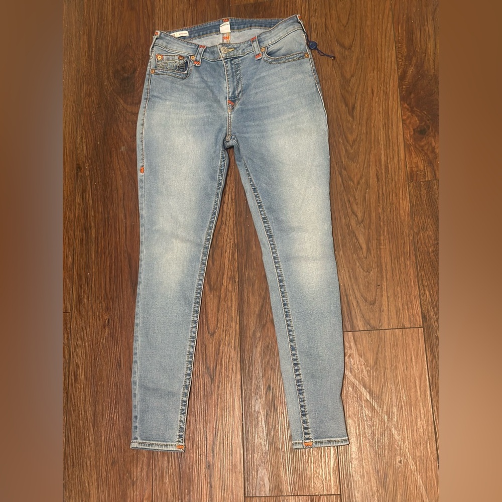 True Religion Light Blue Denim Jeans